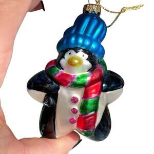 Thomas Pacconi Museum Series Penguin Ornament Glass Christmas Retired Vtg READ